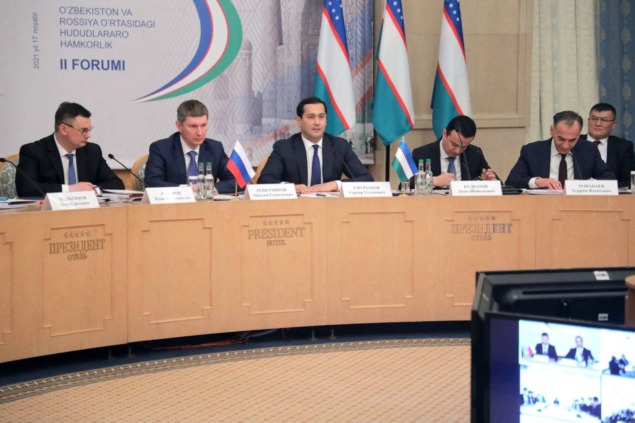 Ўзбекистон ва Россия II Ҳудудлараро ҳамкорлик форумида 9 млрд долларлик битим имзолади