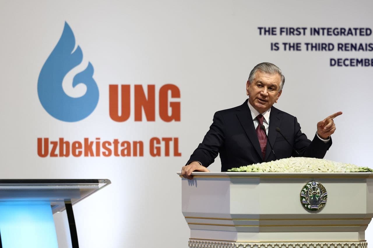 Шавкат Мирзиёев Қашқадарёда Uzbekistan GTL заводини очиб берди