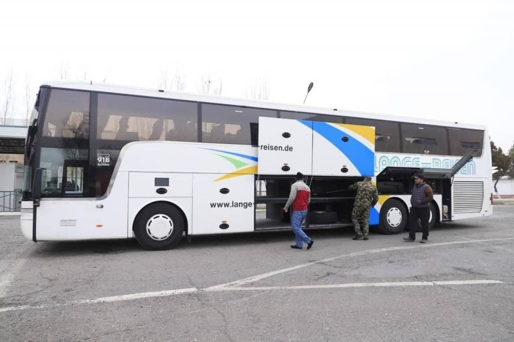 Тожикистондан Ўзбекистонга автобус қатнови йўлга қўйилди