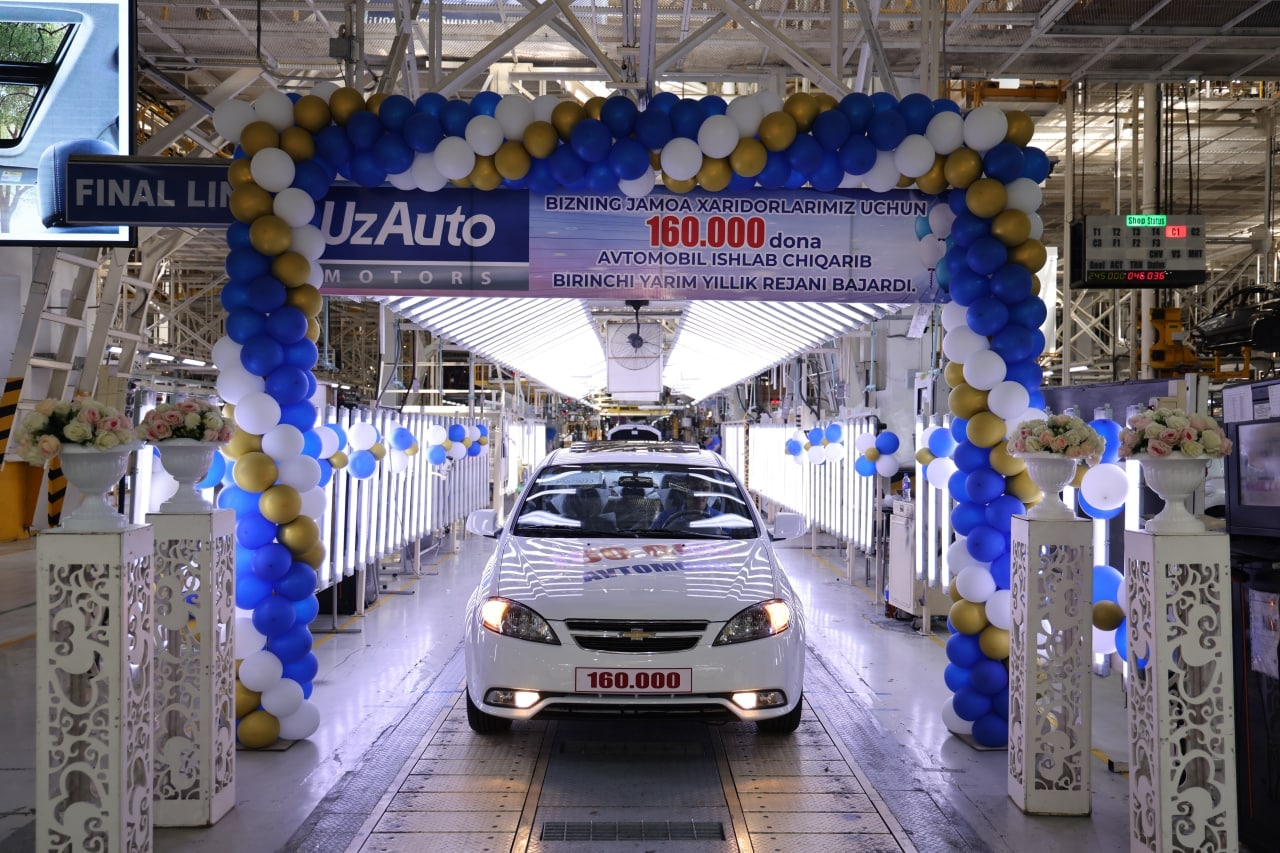 UzAuto Motors Президент топшириғини бажариб, янги ишлаб чиқариш рекордини ўрнатди