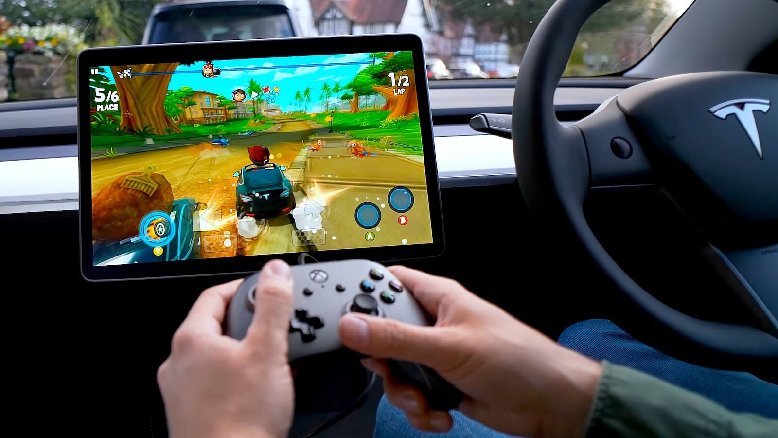 Tesla электромобилларида Steam видео ўйинлар дўкони пайдо бўлади